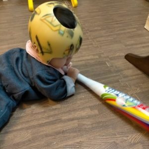 ヘルメット受け取りの前日