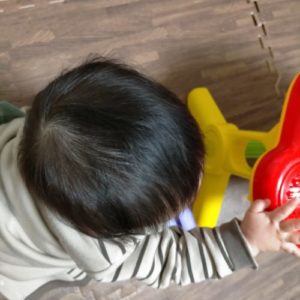 ヘルメット受け取りの前日